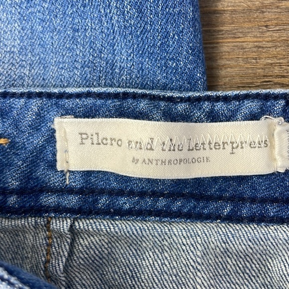 Anthropologie Pilcro and the Letterpress Relaxed Distressed Carpenter Jeans, 28 - Picture 4 of 14